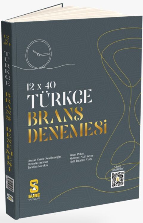 Süre Yayınları TYT Türkçe 12 x 40 Branş Denemesi