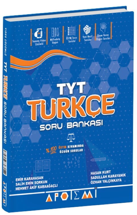 Apotemi Yayınları TYT Türkçe Soru Bankası