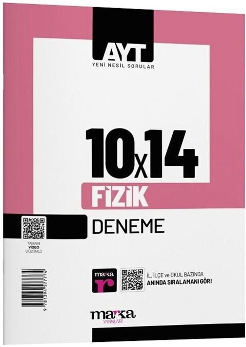 Marka Yayınları AYT Fizik 10x14 Deneme