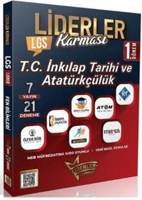 Liderler Karması 8. Sınıf LGS 1. Dönem İnkılap Tarihi Denemeleri 7 Yayın 21 Deneme