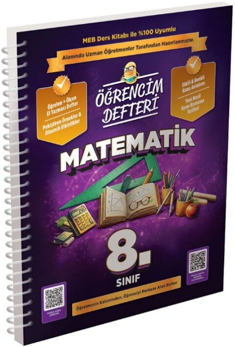 Murat Yayınları 8. Sınıf Matematik Öğrencim Defteri