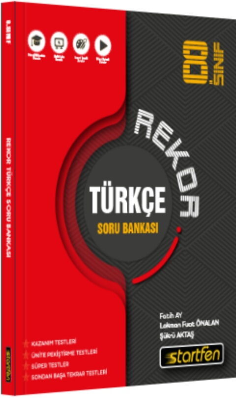 Startfen Yayınları 8. Sınıf Türkçe Rekor Soru Bankası