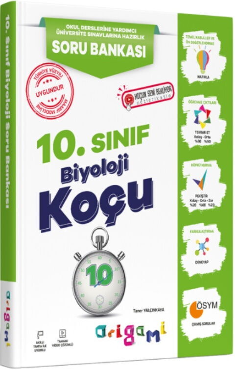 Tammat Yayıncılık 10. Sınıf Biyoloji Origami Soru Bankası