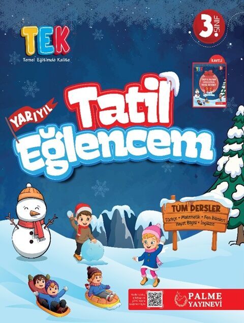 Palme Yayınları 3. Sınıf Tek Yarıyıl Tatil Eğlencem