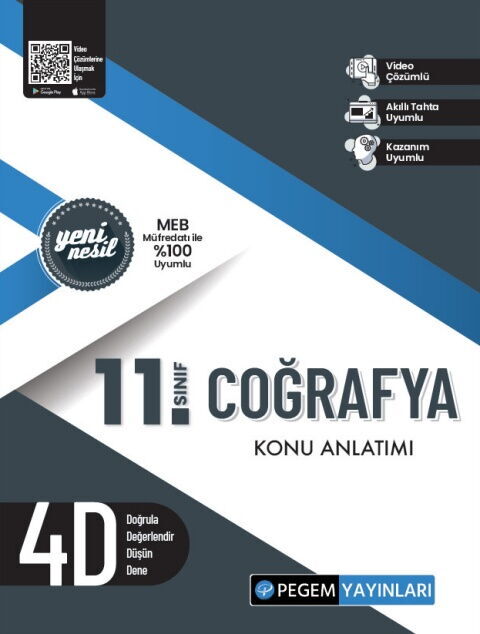 Pegem Akademi 11. Sınıf Coğrafya Konu Anlatımı