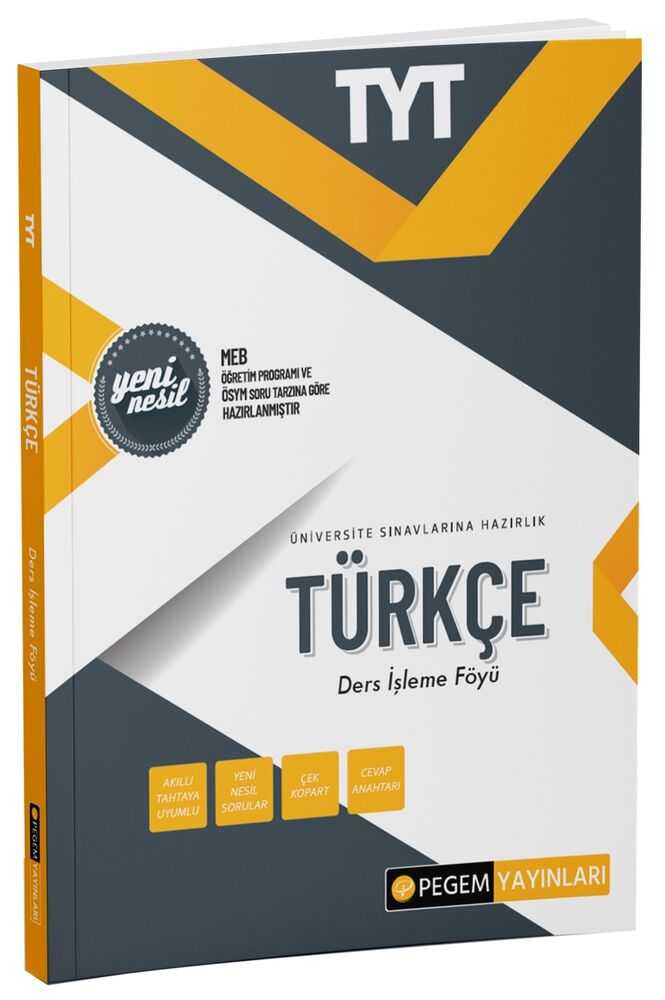 Pegem Yayınları TYT Türkçe Ders İşleme Föyü