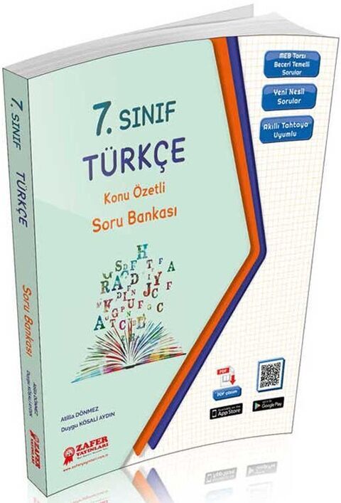 Zafer Yayınları 7. Sınıf Türkçe Soru Bankası