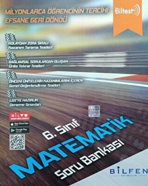 Bilfen Yayınları 6. Sınıf Matematik Biltest Soru Bankası