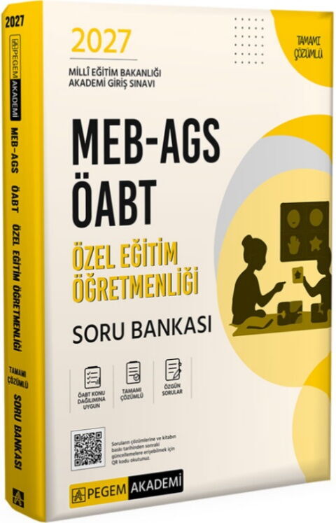Pegem Yayınları 2027 MEB AGS ÖABT Özel Eğitim Öğretmenliği Soru Bankası