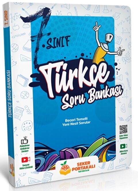 Şeker Portakalı Yayınları 7. Sınıf Türkçe Soru Bankası