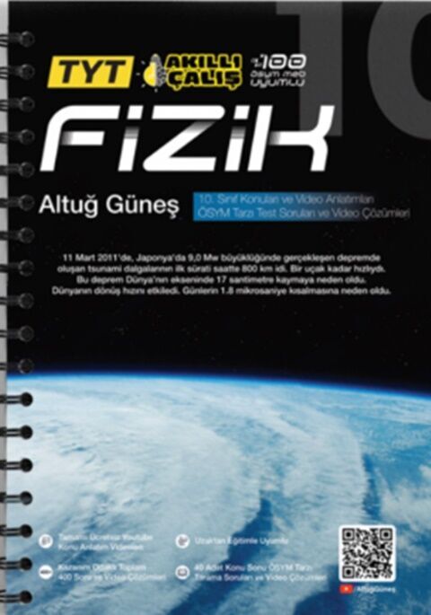 Altuğ Güneş TYT Fizik 2. Kitap - 10. Sınıf Konuları ve Video Anlatımları