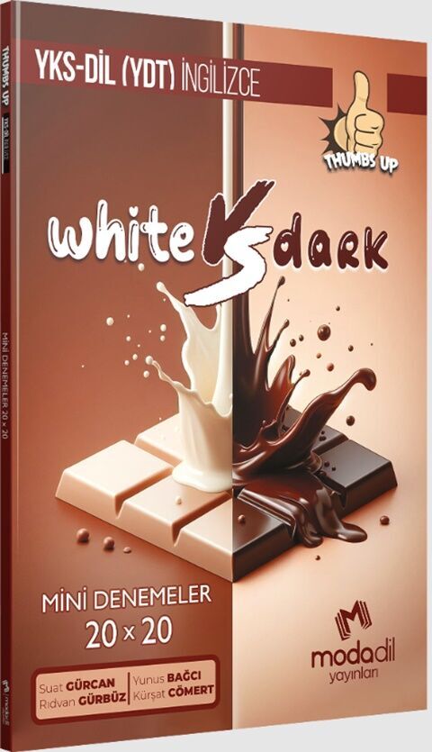 Modadil Yayınları YKS DİL Thumbs Up 20 x 20 Mini Deneme White VS Dark