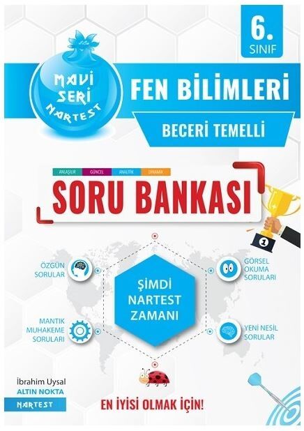 Nartest Yayınları 6. Sınıf Fen Bilimleri Mavi Soru Bankası