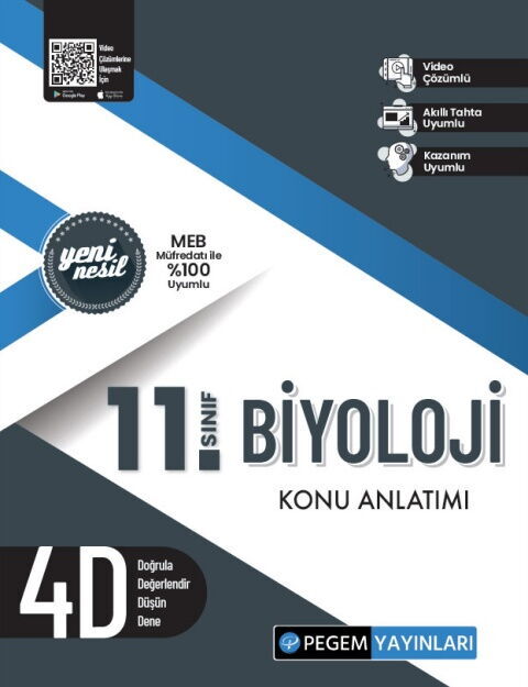 Pegem Akademi 11. Sınıf Biyoloji Konu Anlatımı