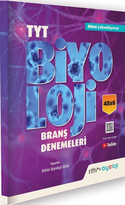 Ritim Biyoloji TYT Biyoloji 45 x 6 Branş Denemeleri