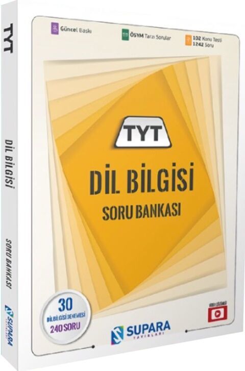 Supara Yayınları TYT Dil Bilgisi Soru Bankası