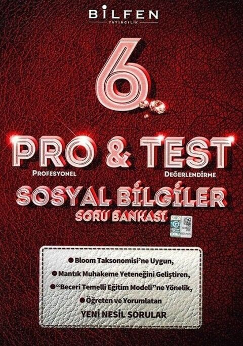 Bilfen Yayıncılık 6. Sınıf Sosyal Bilgiler ProTest Soru Bankası