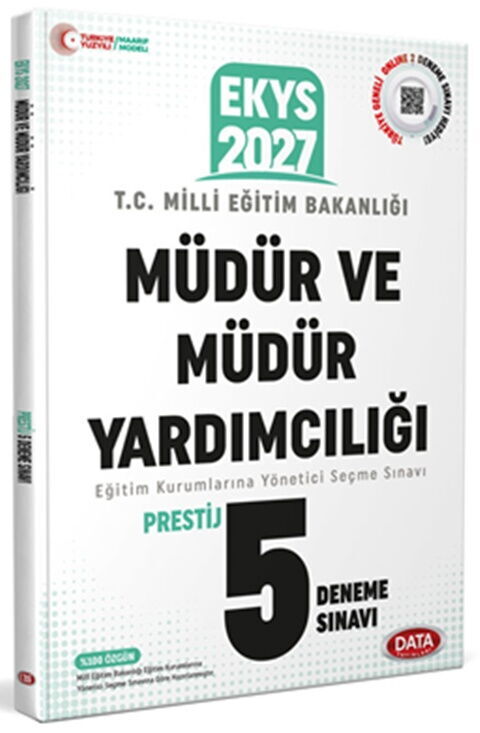 Data Yayınları 2027 EKYS Müdür ve Müdür Yardımcılığı 5 Deneme Sınavı