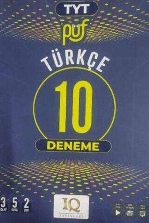 IQ Yayınları TYT Türkçe Püf Noktaları 10 Deneme