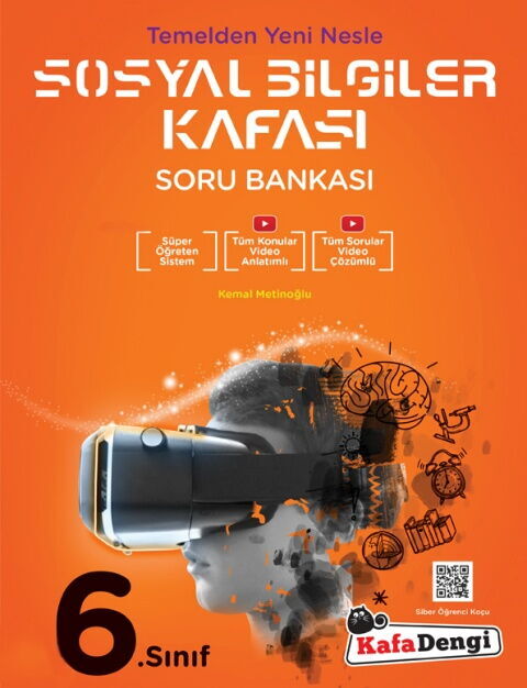 Kafa Dengi Yayınları 6. Sınıf Sosyal Bilgiler Kafası Soru Bankası