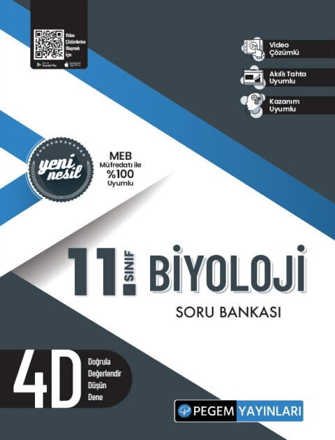 Pegem Akademi 11. Sınıf Biyoloji Soru Bankası