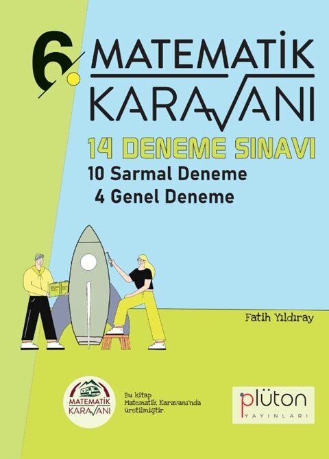 Plüton Yayınları 6. Sınıf Matematik Karavanı 14 Deneme Sınavı