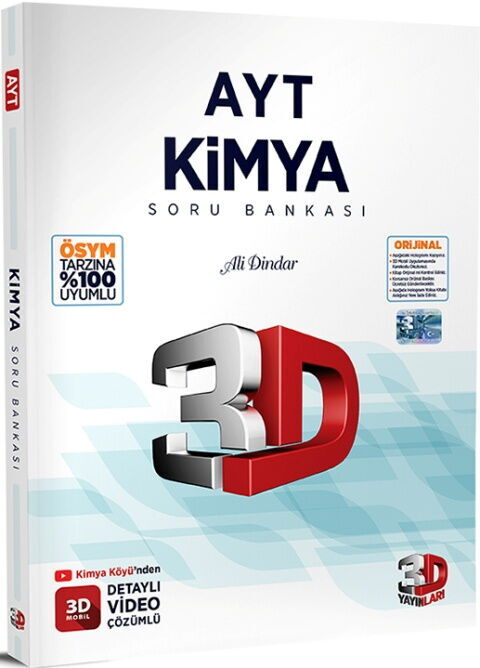 3D Yayınları AYT Kimya Soru Bankası