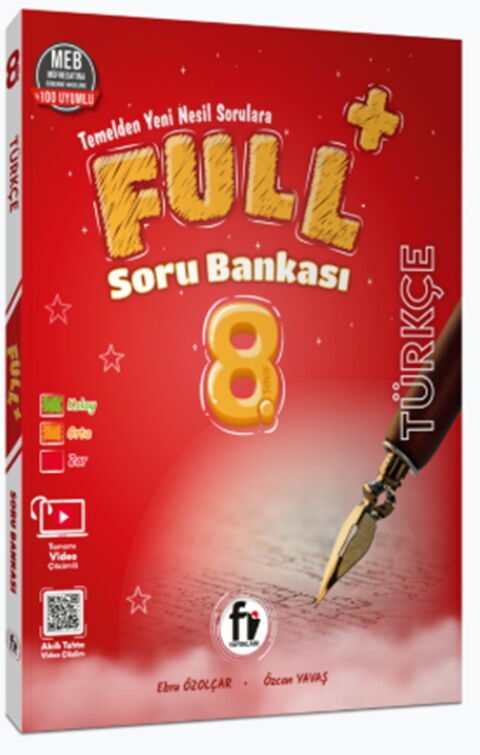 Fi Yayınları 8. Sınıf Full+ Türkçe Soru Bankası