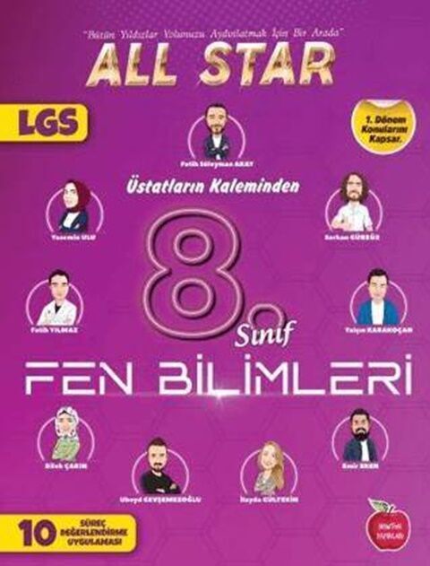 Newton Yayınları 8. Sınıf Fen Bilimleri Üstatların Kaleminden 1.Dönem 10 Süreç Değerlendirme Denemesi