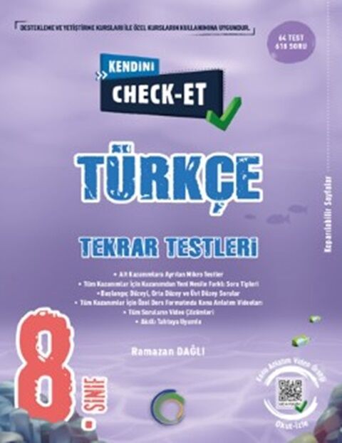 Okyanus 8. Sınıf Türkçe Kendini Check Et Soru Bankası