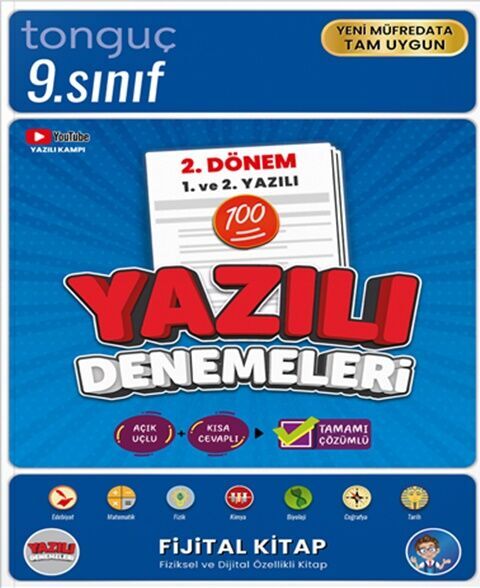 Tonguç Akademi 9. Sınıf Yazılı Denemeleri 2. Dönem 1 ve 2. Yazılı ...