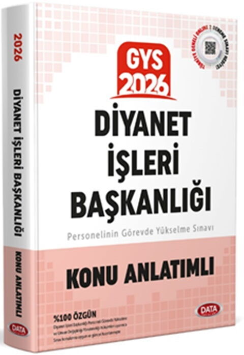 Data Yayınları 2026 Diyanet İşleri Başkanlığı Personelin Görevde Yükselme Sınavı Konu Anlatımlı