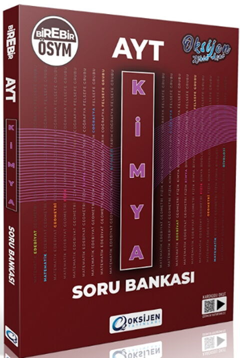 Oksijen Yayınları AYT Kimya Soru Bankası