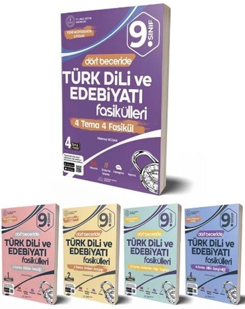 Paragrafın Şifresi Yayınları 9. Sınıf Dört Beceride Türk Dili ve Edebiyatı Fasikülleri