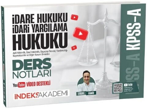 İndeks Akademi KPSS A Grubu İdare ve İdari Yargılama Hukuku Video Ders Notları
