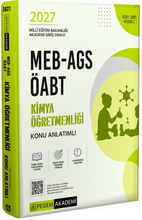 Pegem Yayınları 2027 MEB AGS ÖABT Kimya Öğretmenliği Konu Anlatımlı