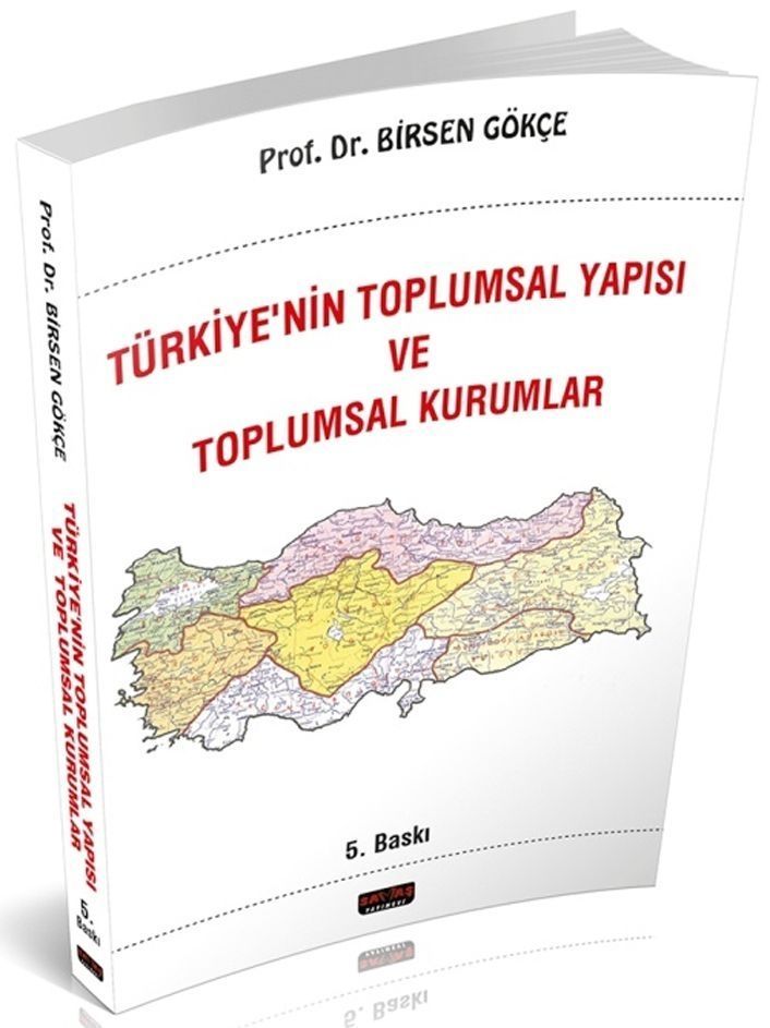 Savaş Yayınları Türkiyenin Toplumsal Yapısı ve Toplumsal Kurumlar