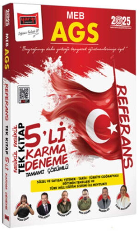 Yargı Yayınları 2025 MEB AGS Referans Fasikül Fasikül Tek Kitap 5 Karma Deneme