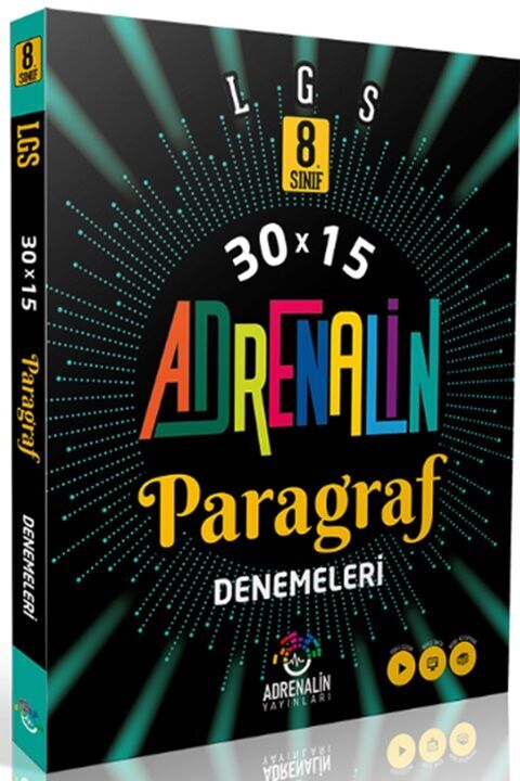 Adrenalin Yayınları 8. Sınıf LGS Paragraf 30 x 15 Deneme