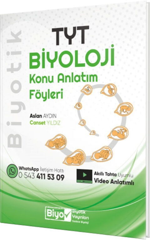 Biyotik Yayınları TYT Biyoloji Konu Anlatım Föyleri