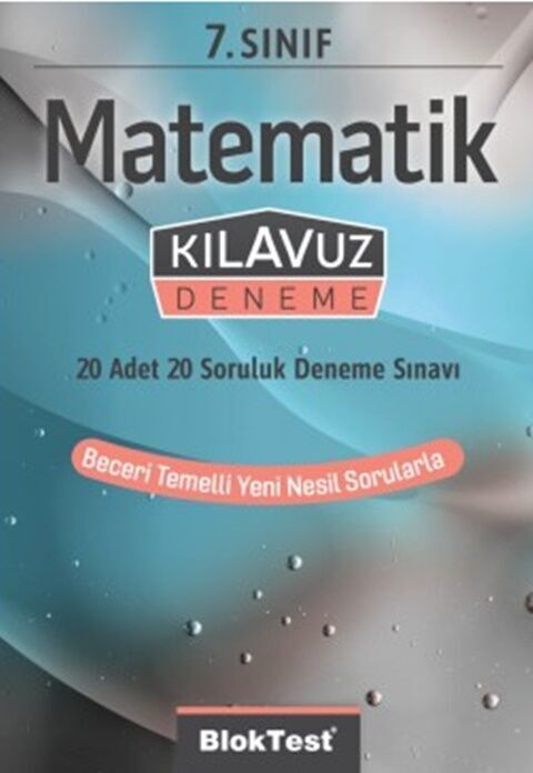 Bloktest Yayınları 7. Sınıf Matematik Kılavuz Deneme