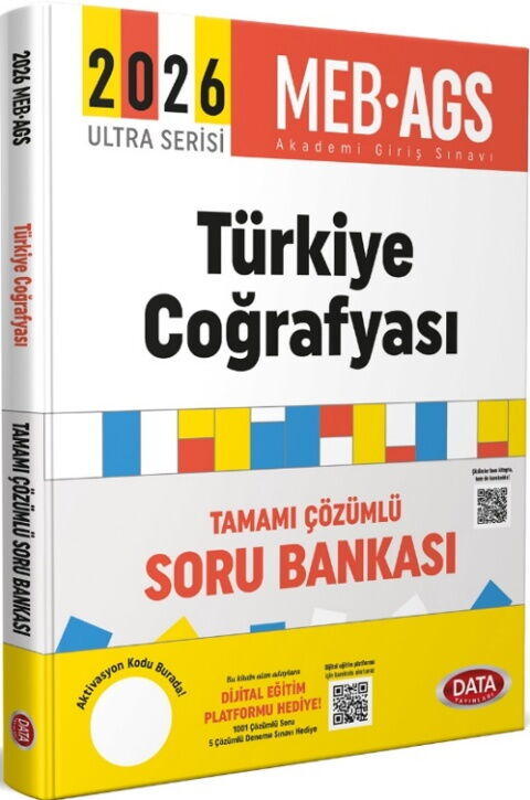 Data Yayınları 2026 MEB AGS Ultra Serisi Türkiye Coğrafyası Soru Bankası