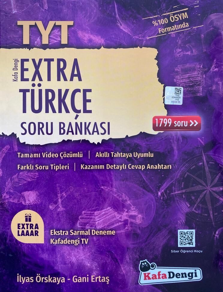 Kafa dengi Yayınları TYT Türkçe Extra Soru Bankası