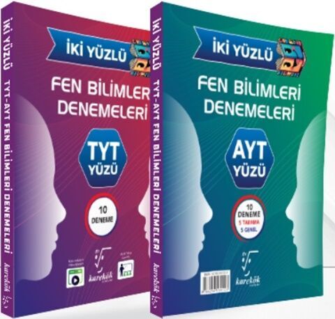 Karekök Yayınları TYT AYT Fen Bilimleri İki Yüzlü Deneme