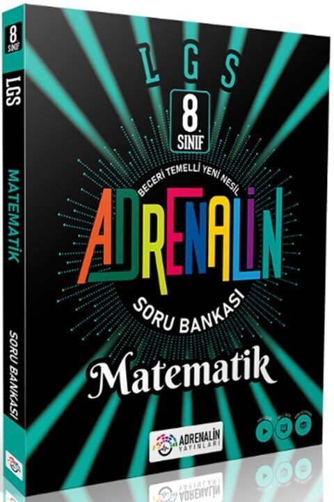 Adrenalin Yayınları 8. Sınıf LGS Matematik Soru Bankası