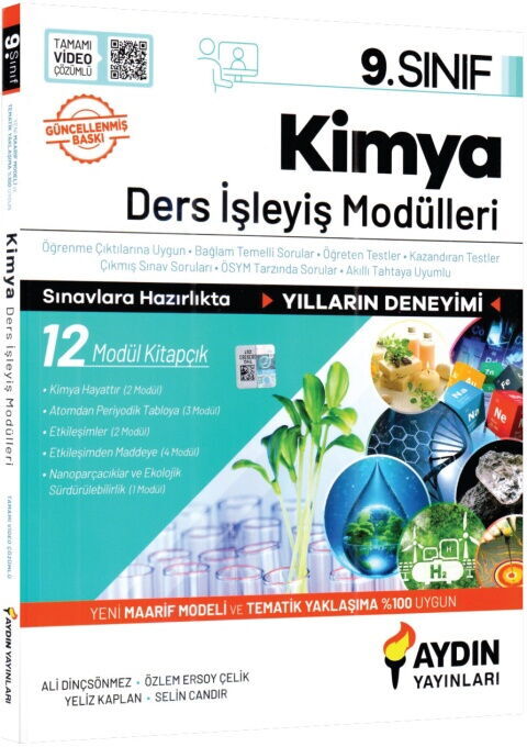 Aydın Yayınları 9. Sınıf Kimya Ders İşleyiş Modülleri