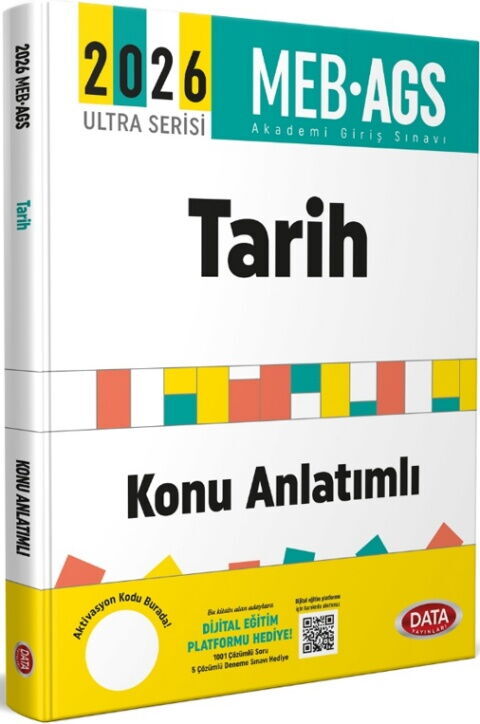 Data Yayınları 2026 MEB AGS Ultra Serisi Tarih Konu Anlatımlı