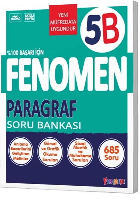 Fenomen Okul Yayınları 5. Sınıf Paragraf Fenomen Soru Bankası