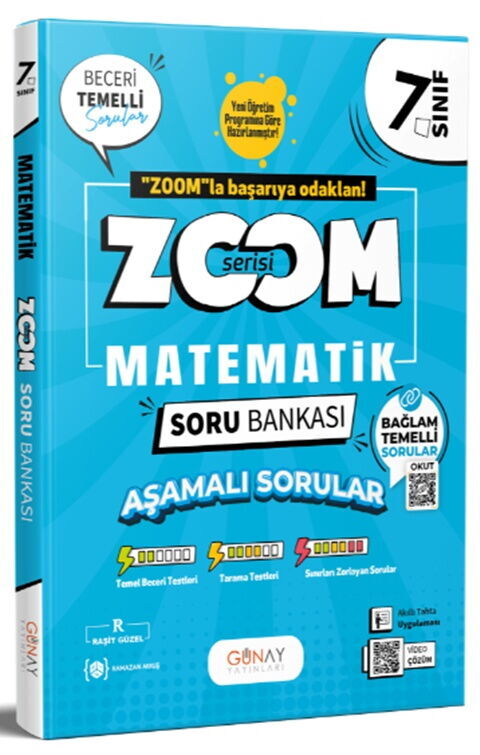 Günay Yayınları 7. Sınıf Matematik Zoom Serisi Soru Bankası