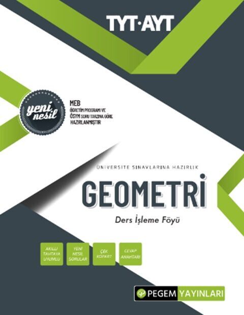 Pegem Yayınları TYT AYT Geometri Ders İşleme Föyü